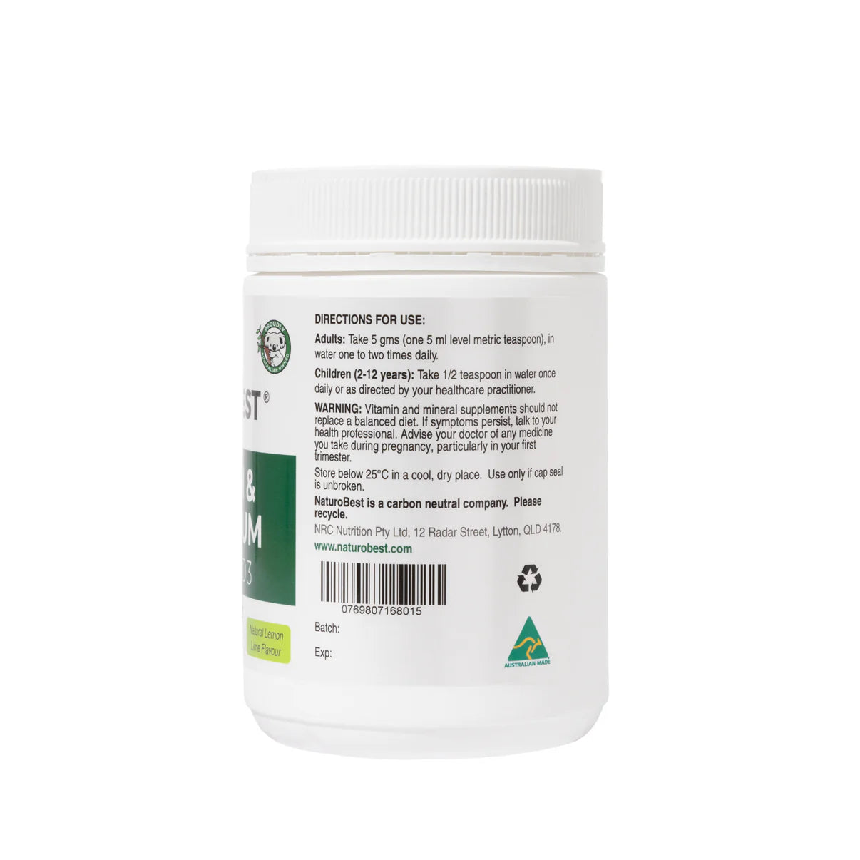 NATUROBEST- Calcium & Magnesium 150g