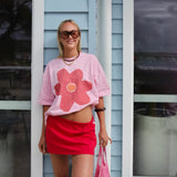 ‘Blooming’ Oversized Graphic T-Shirt