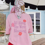 ‘Blooming’ Oversized Graphic T-Shirt