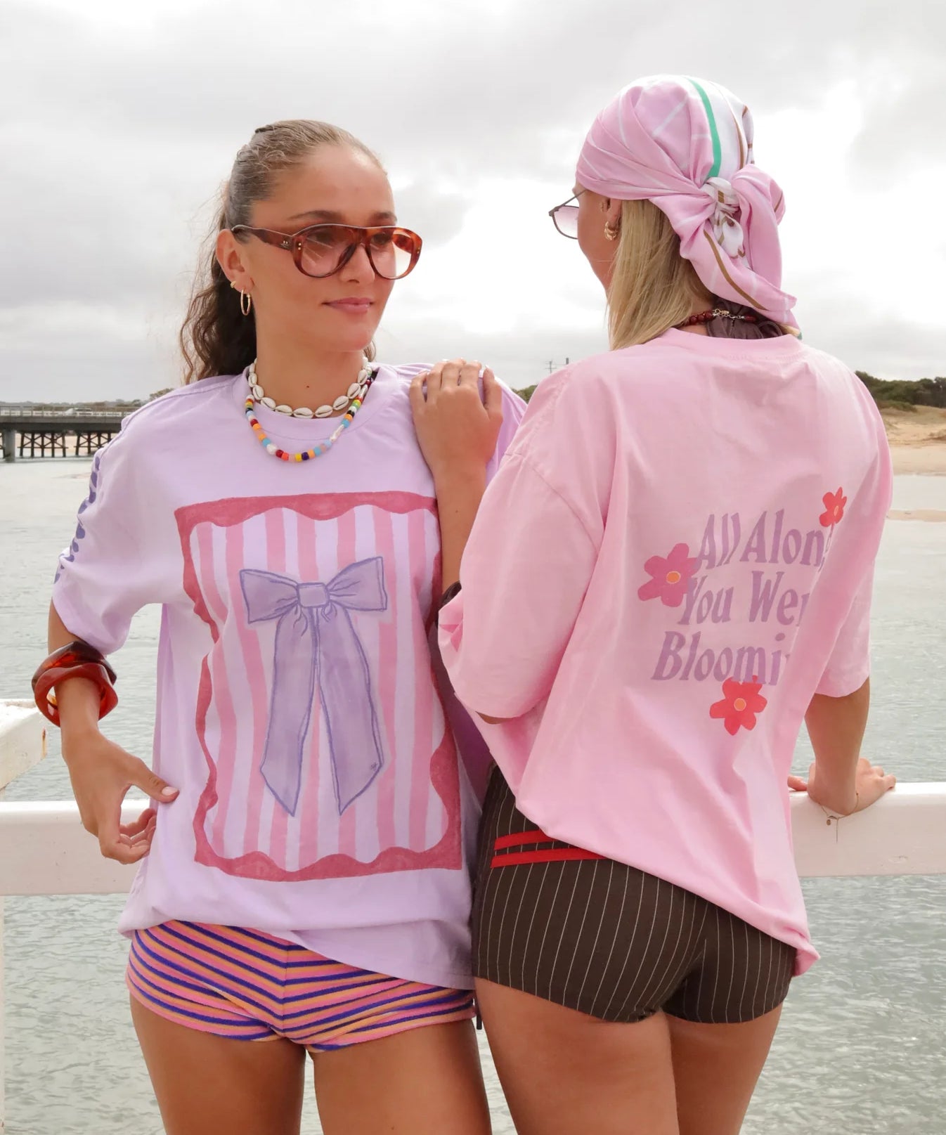 ‘Blooming’ Oversized Graphic T-Shirt