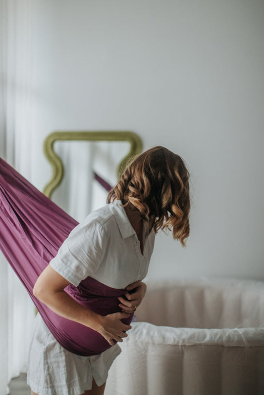 The Birth Sling - grape HIRE