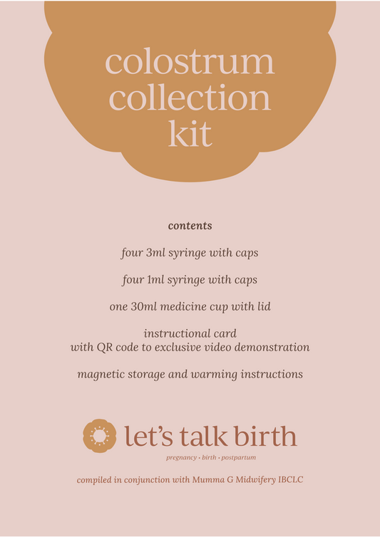 Colostrum Collecting Kit - LTB x Mumma G Midwifery