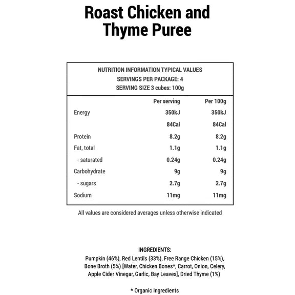 Roasted Chicken & Thyme - Le Puree