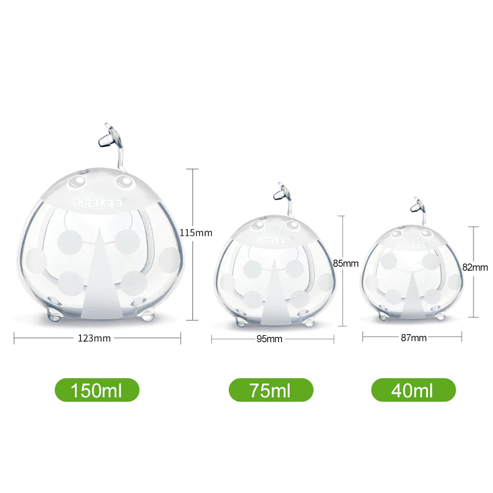 Ladybug Silicone Breast Milk Collector - 40mL/75mL