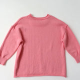 Rolly Knit Jumper | Strawberry Milk