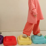 Rolly Knit Pants | Strawberry Stripe