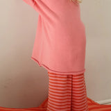Rolly Knit Pants | Strawberry Stripe