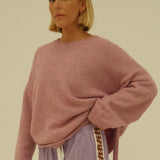ISABEL TIE SIDE KNIT - LILAC