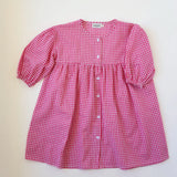 Sunday Smock Dress | Raspberry Gingham