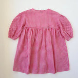 Sunday Smock Dress | Raspberry Gingham