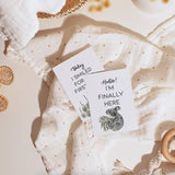 Baby Milestone Cards – Marsupials & Bush Florals Edition
