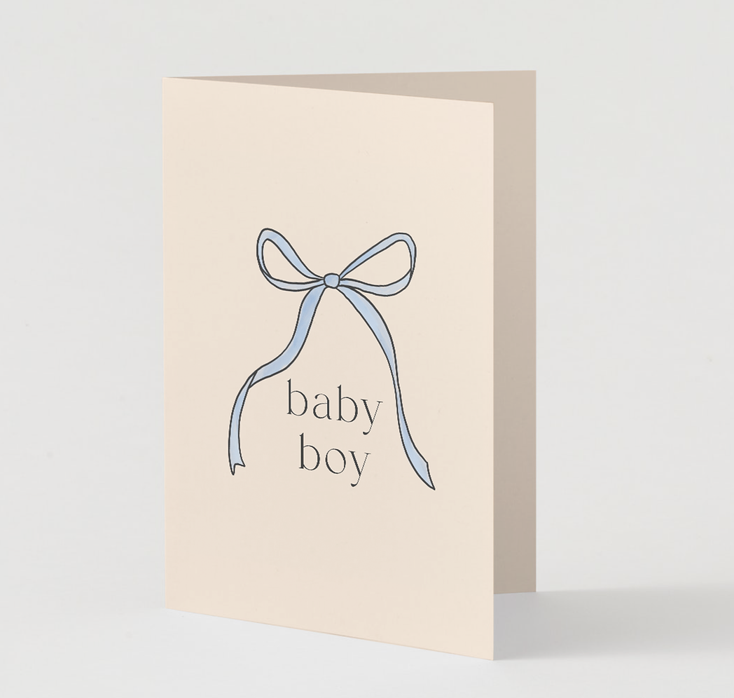 Baby boy card