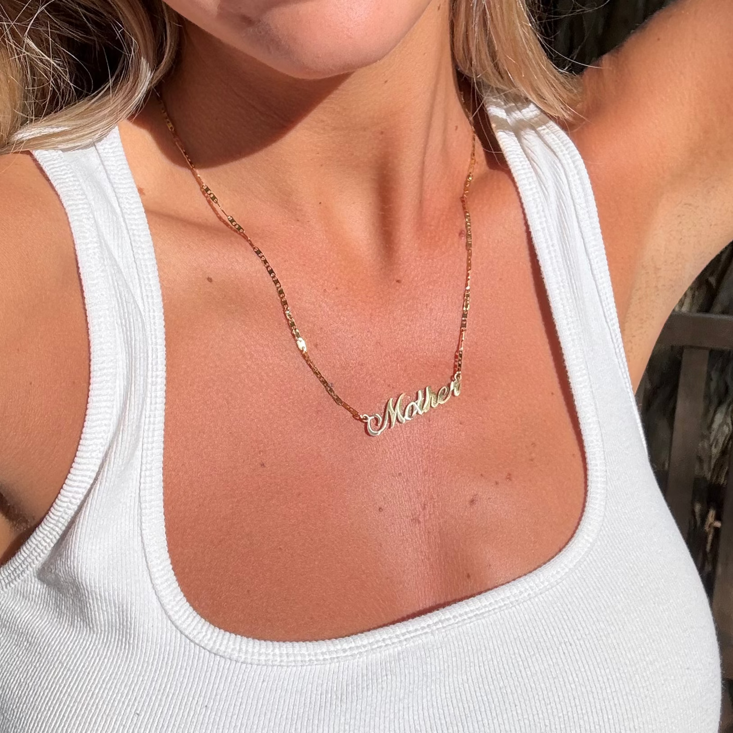 Mother Necklace 18k Gold Plated