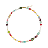 Multi-Stone Beaded Necklace
