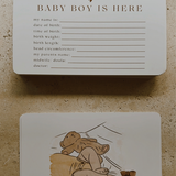 Hospital birth detail card
