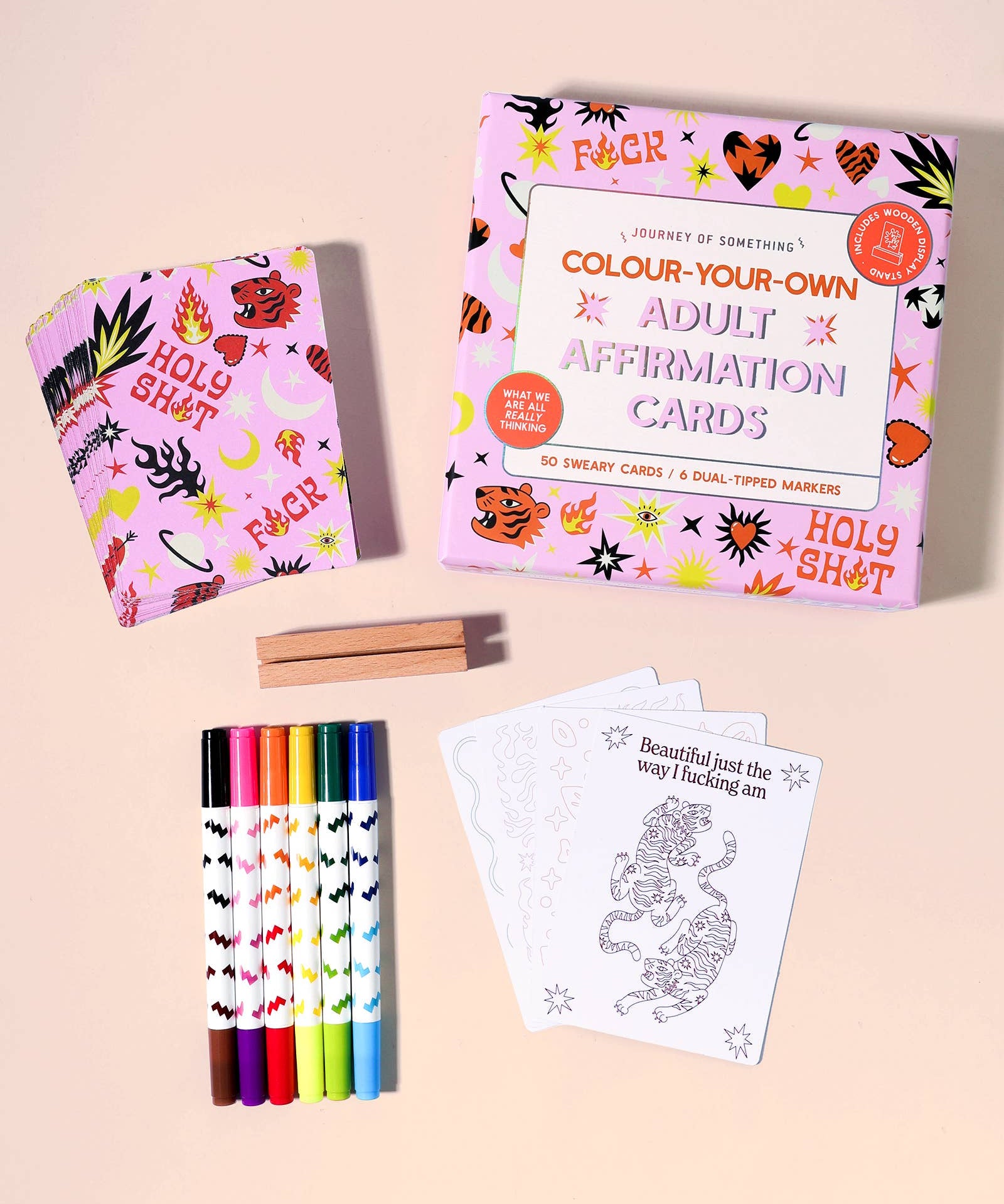 Colour Your Own Adult Affirmation Cards