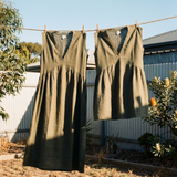 The Pansy Maxi - Olive - Amilita The Label