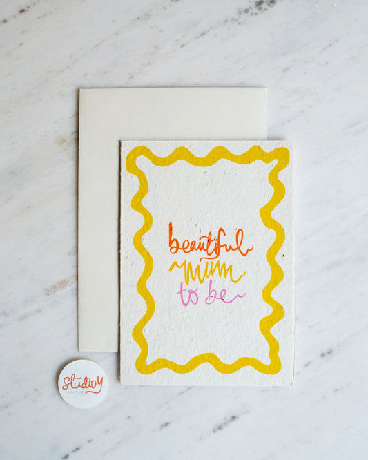 Greeting Card - Beautiful Mum-to-be