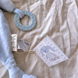 Blue Marnie - bunny comforter and teether