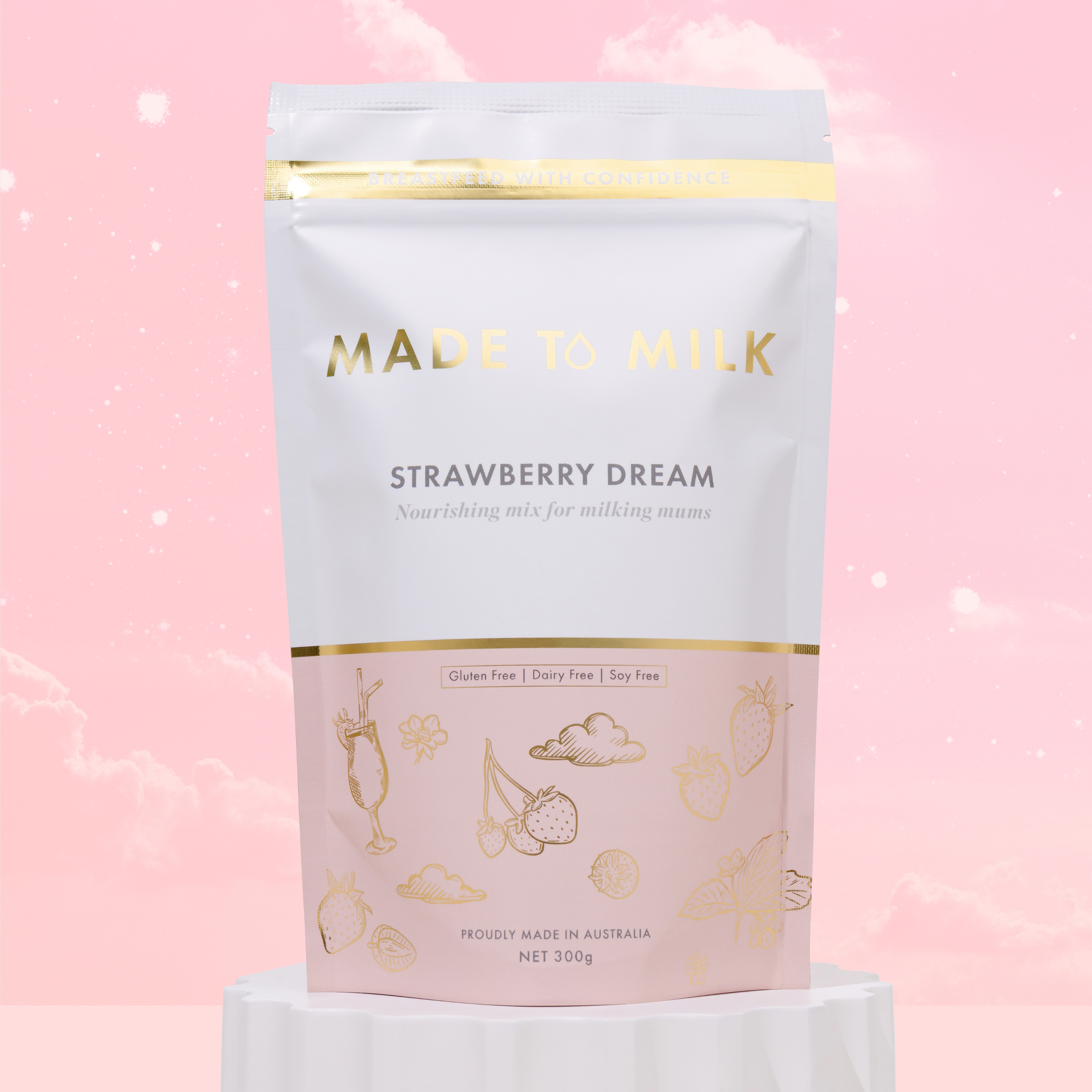 Strawberry Dream Lactation Drink - Made to Milk