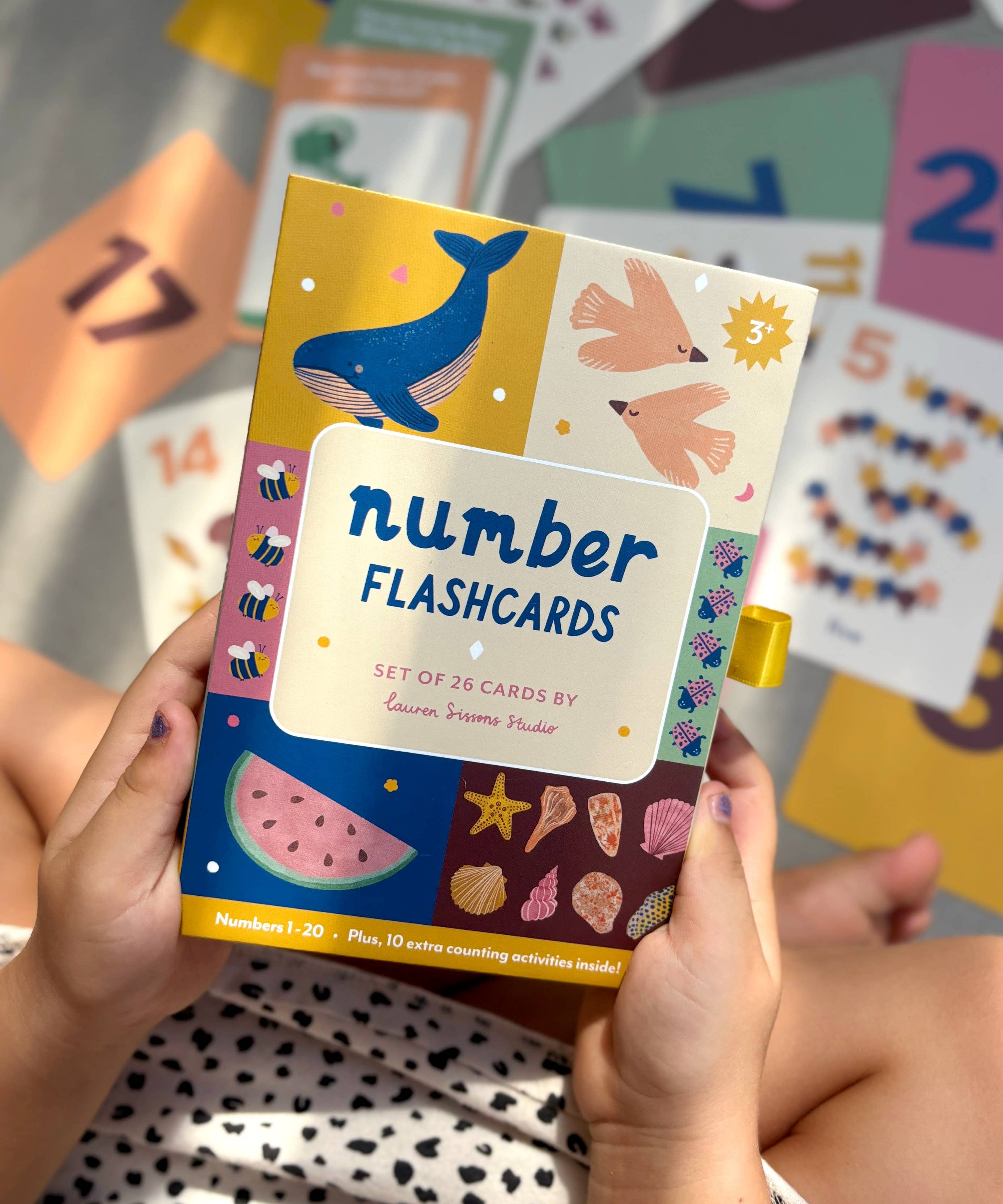 Illustrated Number Flashcards - Kids Toys Learning Education