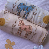 Pink pony club - baby wrap