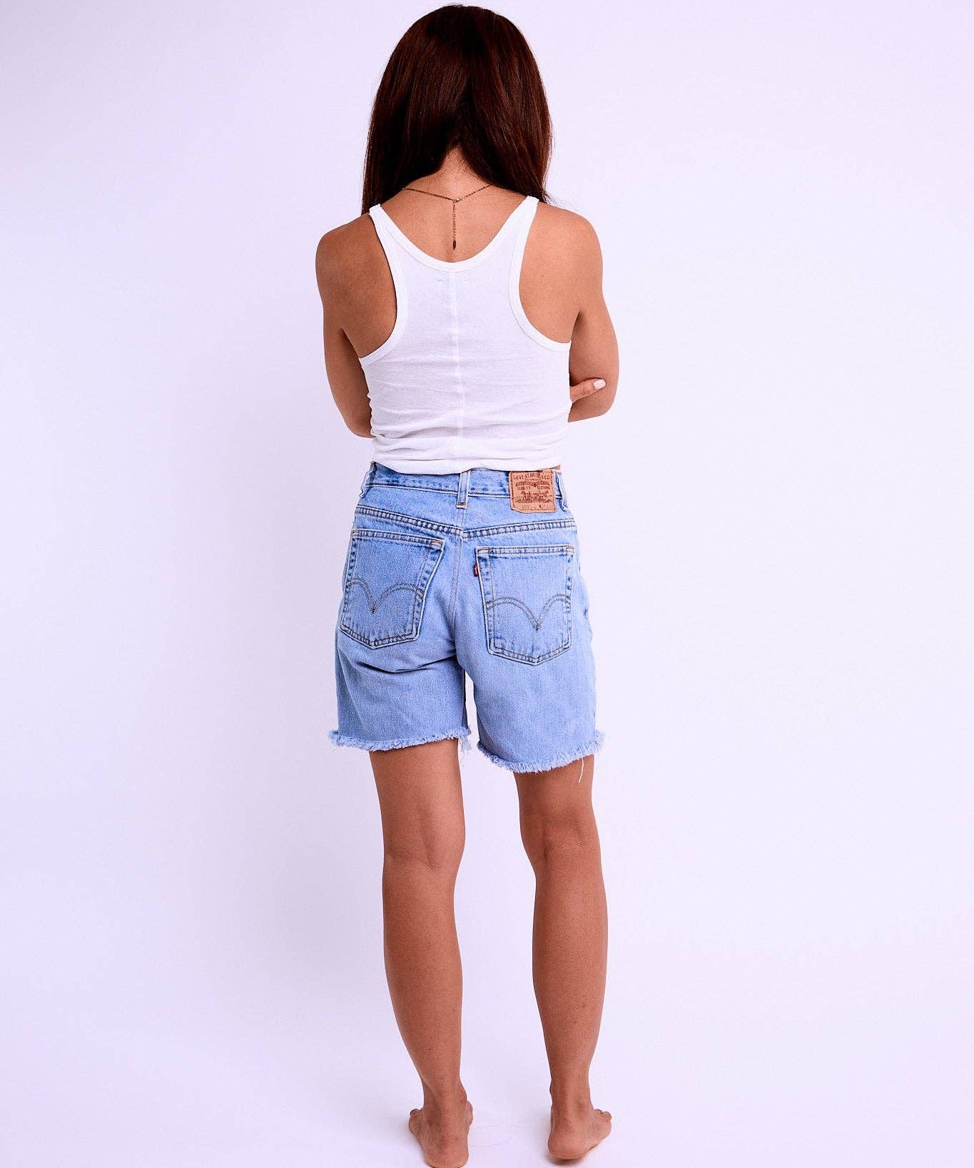 Vintage Levi’s Classic Cut – Reworked Denim Shorts