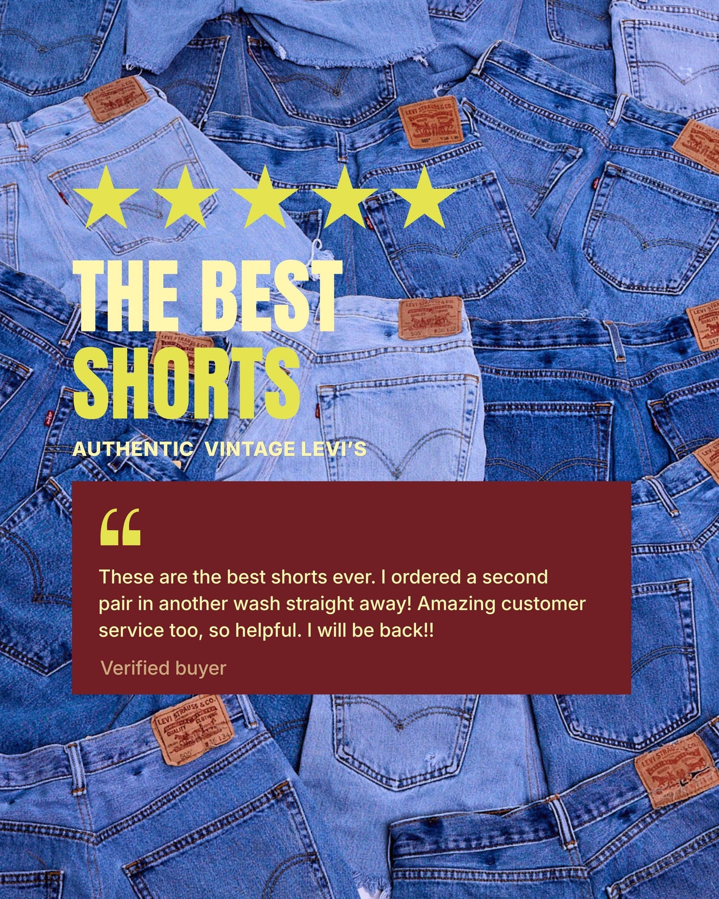 Vintage Levi’s Daisy Cut – Reworked Denim Shorts