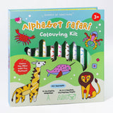 Alphabet Safari Colouring Kit - J.O.S