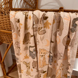 Australian animals - baby swaddle wrap