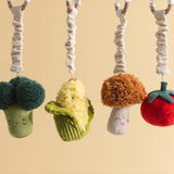 2 Pack Mini Market Brunch Stroller Toys - Broccoli & Tomato