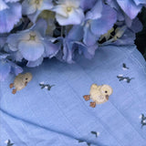 Spring Duckling - baby swaddle wrap