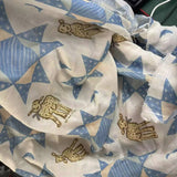 Farmhouse Quilt - baby swaddle wrap