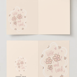 Little and loved pink card