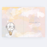 Welcome Little One Balloon - heirloom card