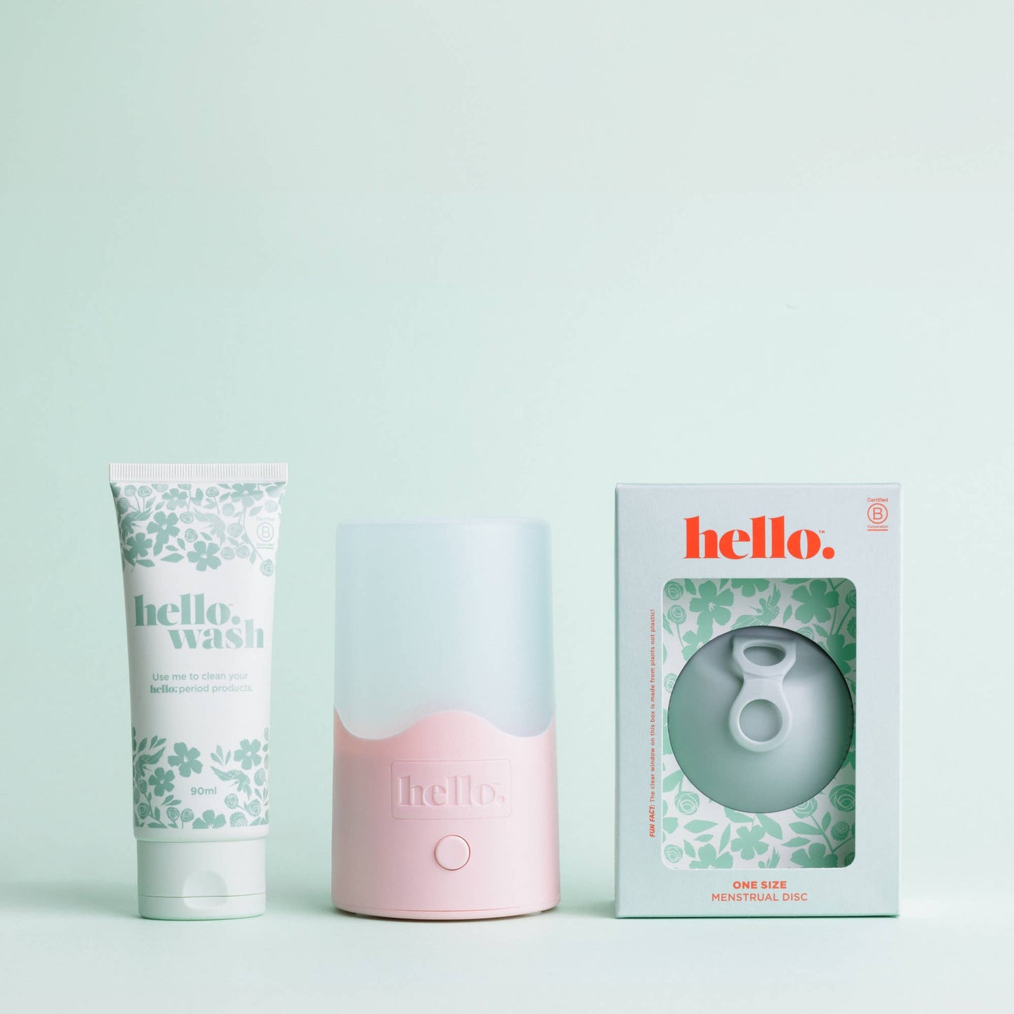 Hello Period Steamy steam steriliser for menstrual cups and discs
