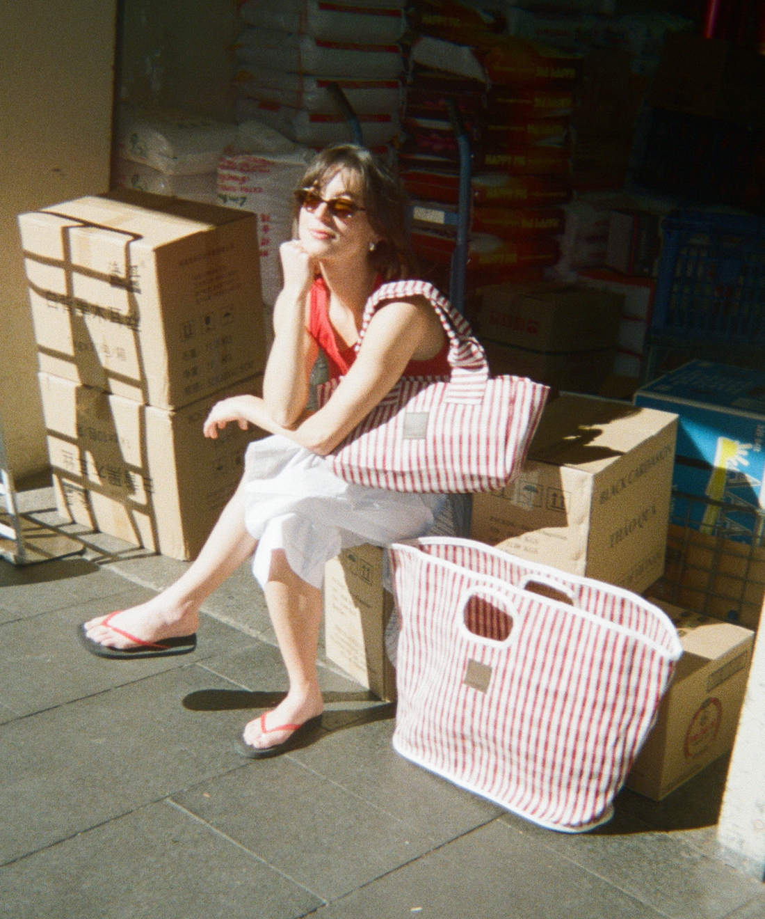 East West Tote - Eau Bags