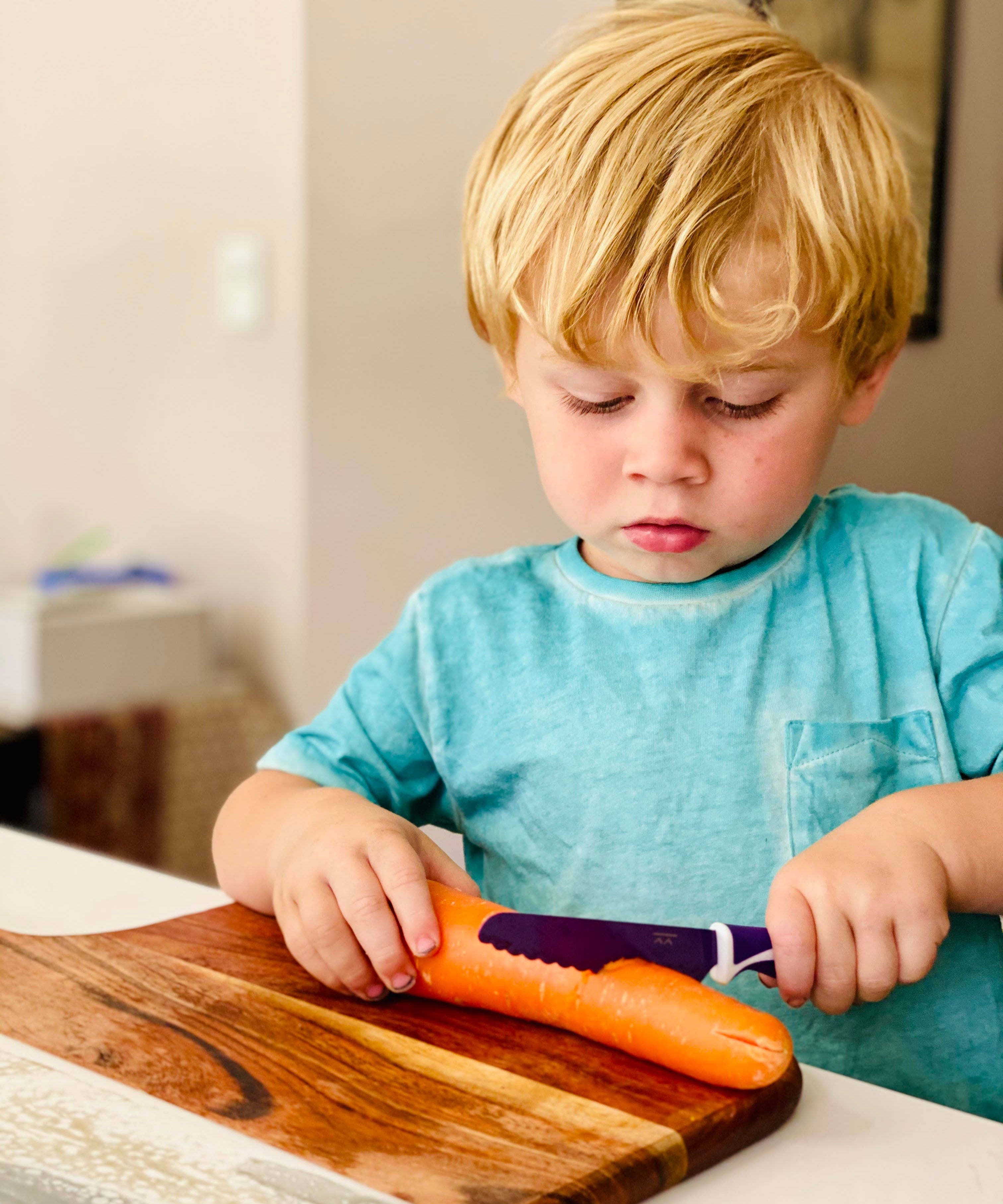 KiddiKutter Child Safe Knife - Purple