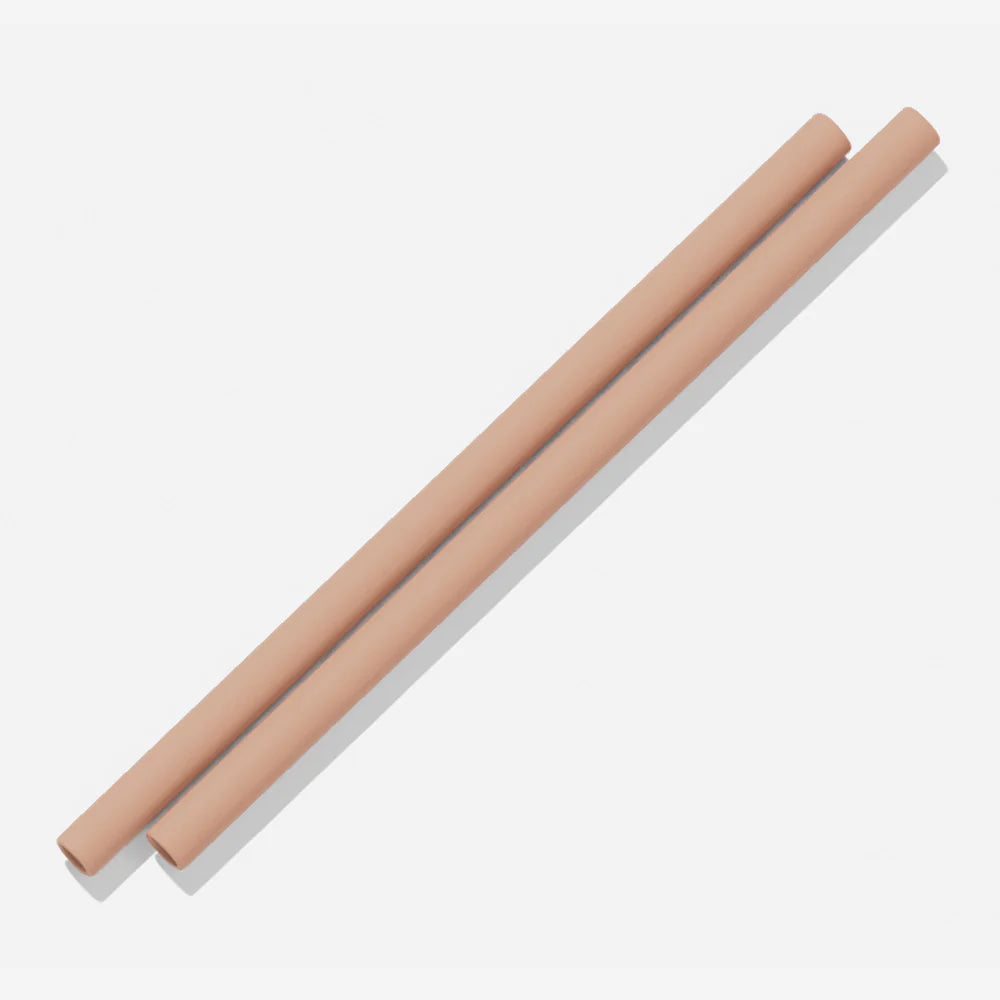 Silicone Straw (2 pack) Honey