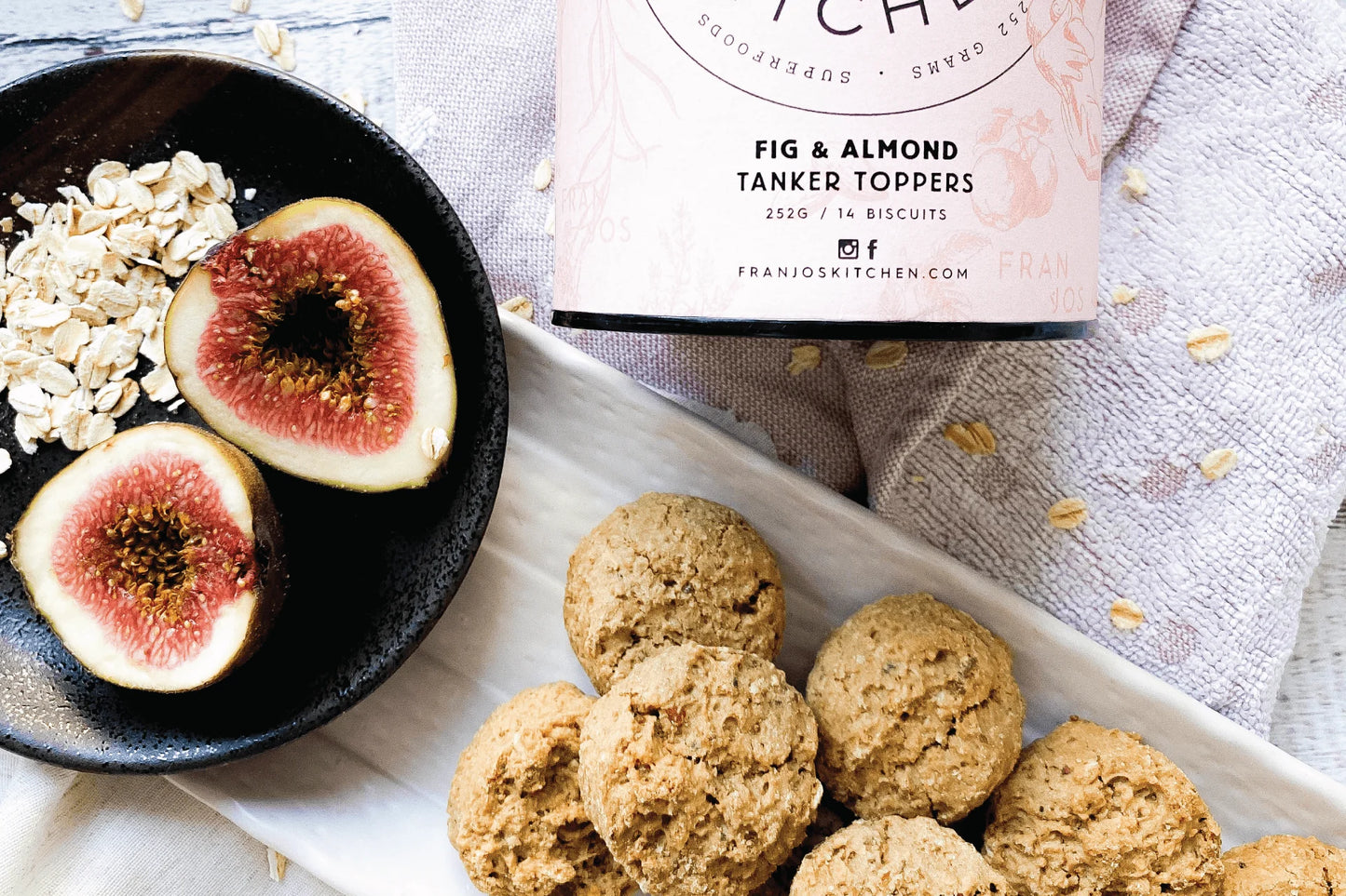 Tanker Topper Biscuits – Fig and Almond