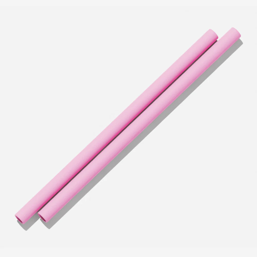 Silicone Straw (2 pack) Bubblegum