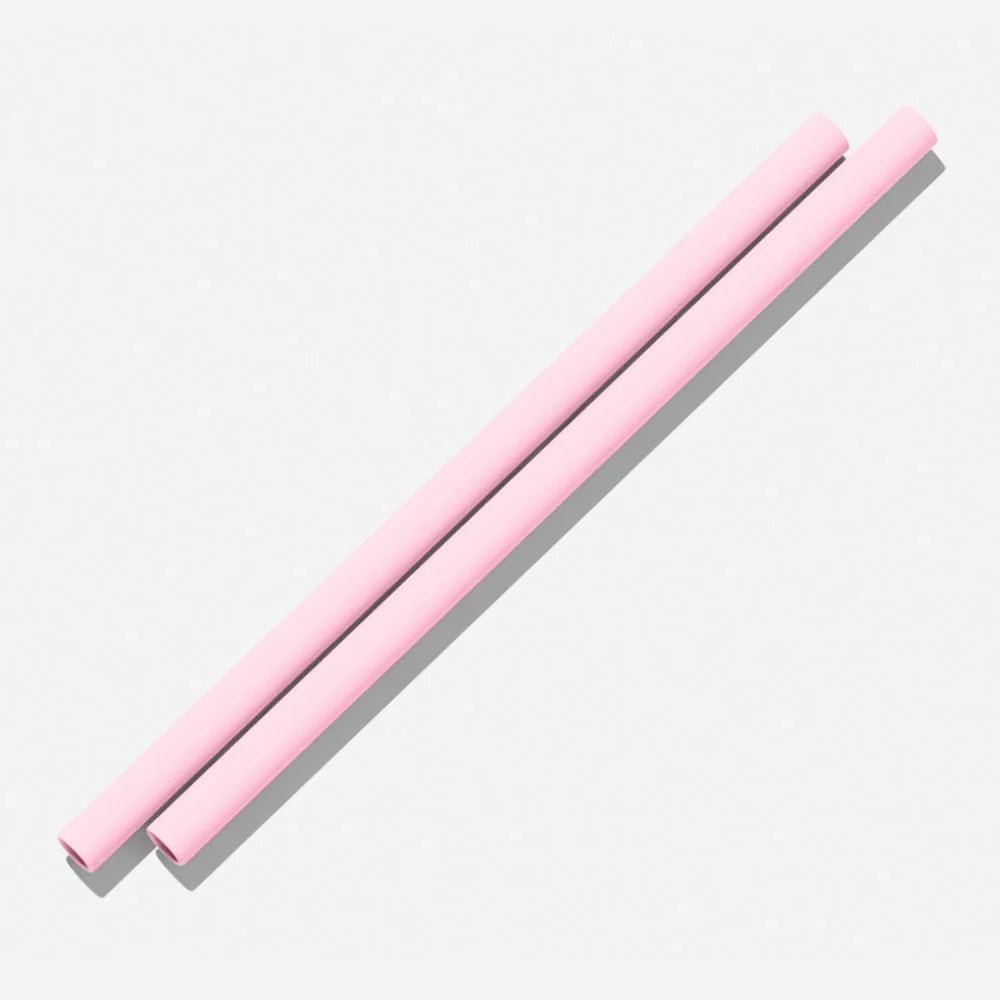 Silicone Straw (2 pack) Cotton Candy