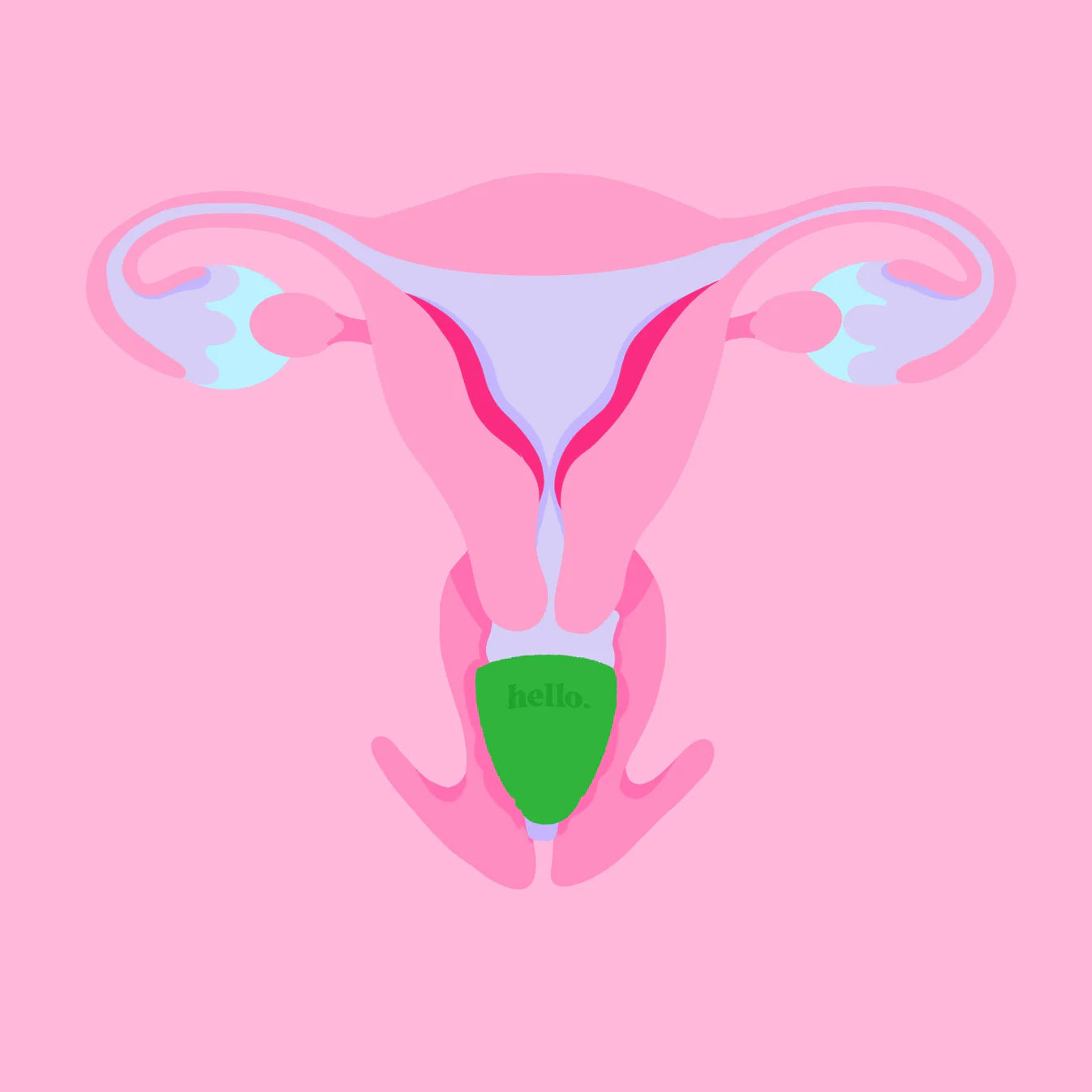 Hello Period - Cup Low Cervix - Menstrual Cup Medium