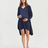 Francis & Henry Nursing Dress - navy blue
