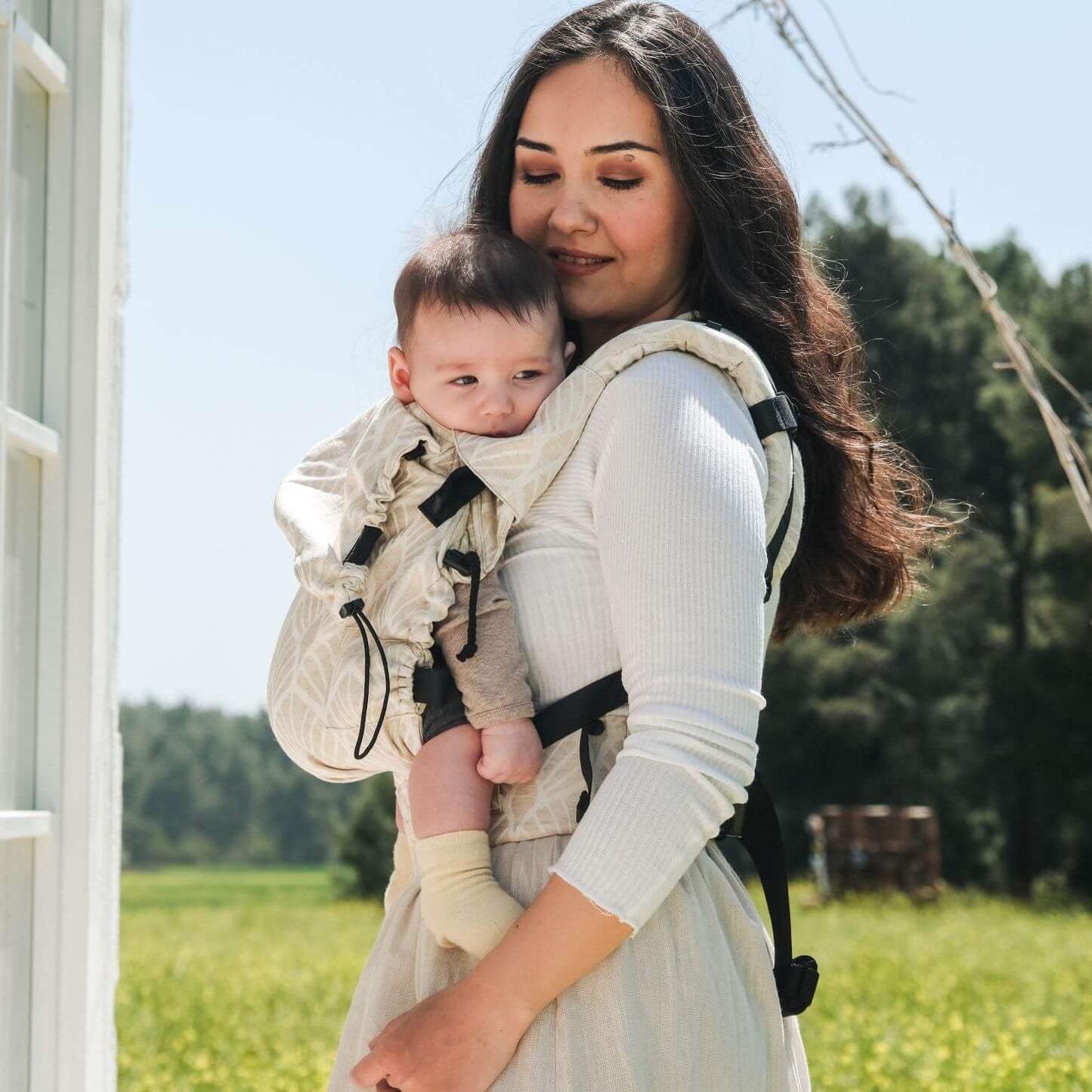 Neko Slings - Switch Baby Carrier - Perla (LINEN)